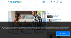 Desktop Screenshot of e-sante.fr